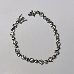 Heart shaped bracelet.